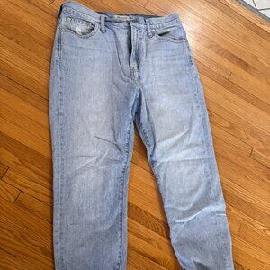 Madewell Perfect Vintage Jeans – Light Wash, Size 30